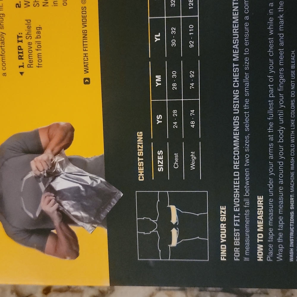 Evoshield Moldable Chest Guard - Picture 5 of 9